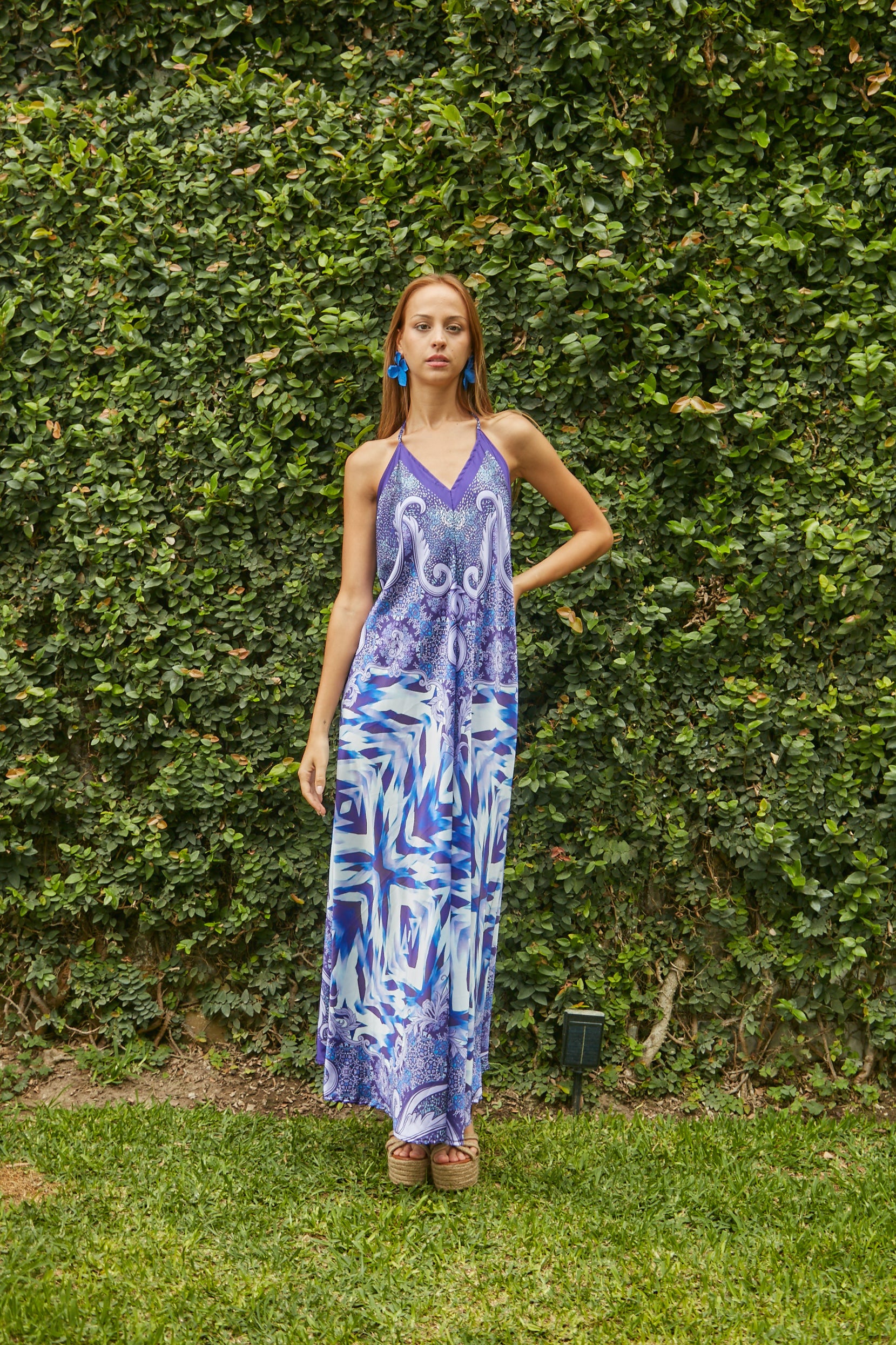 Vestido Art Nouveau Morado