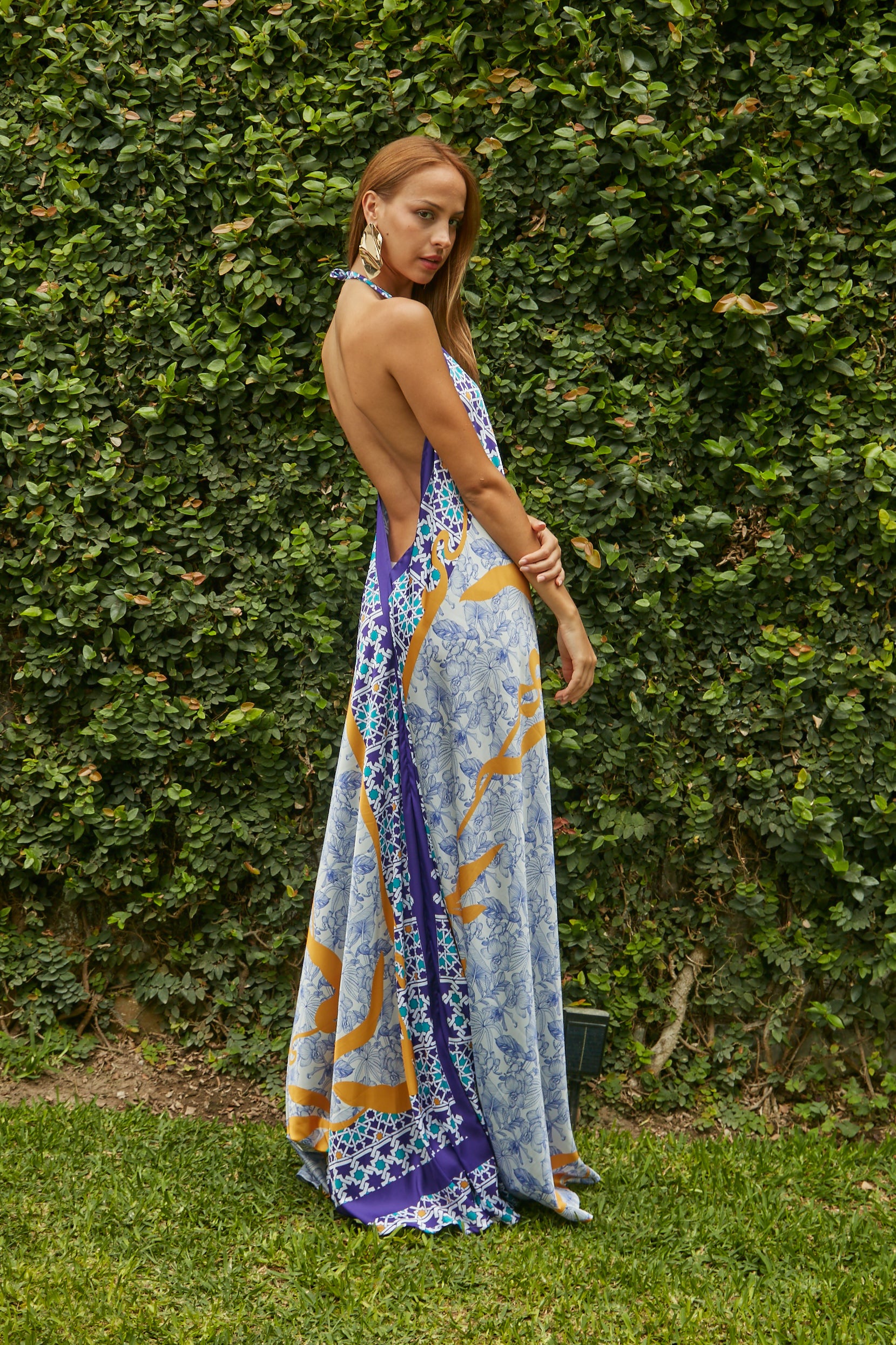 Vestido Art Nouveau Morado