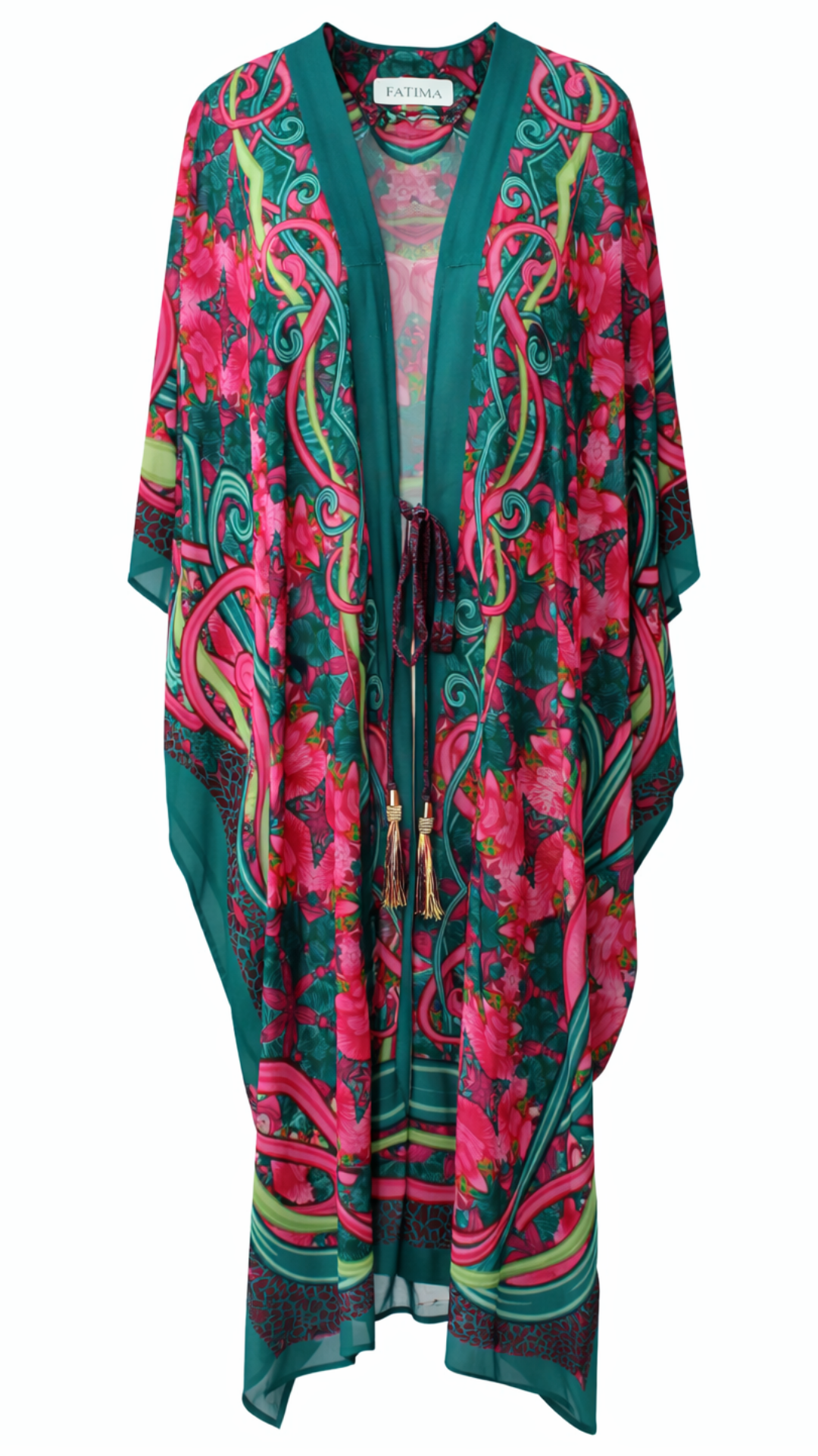 Kaftan Art Nouveau Fucsia