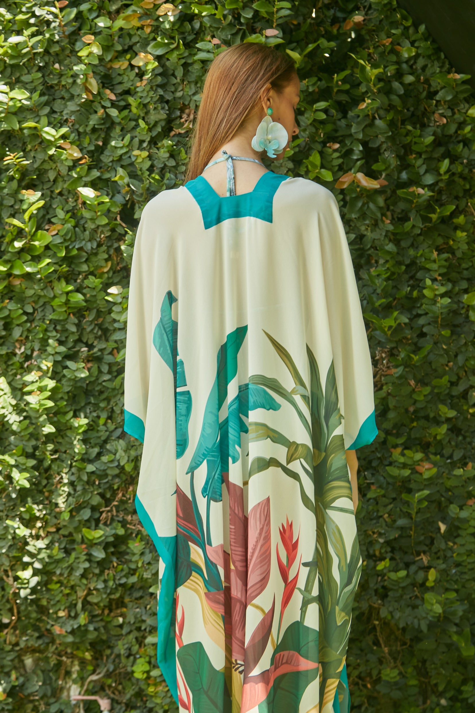 Kaftan Art Nouveau Verde