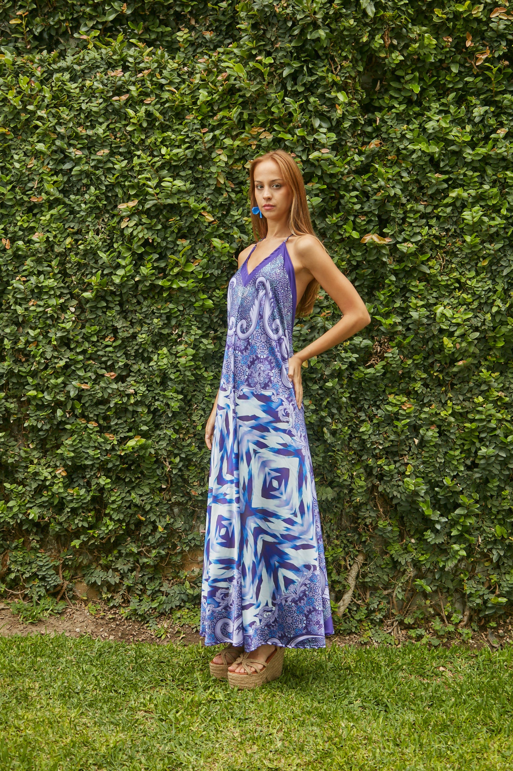 Vestido Art Nouveau Morado