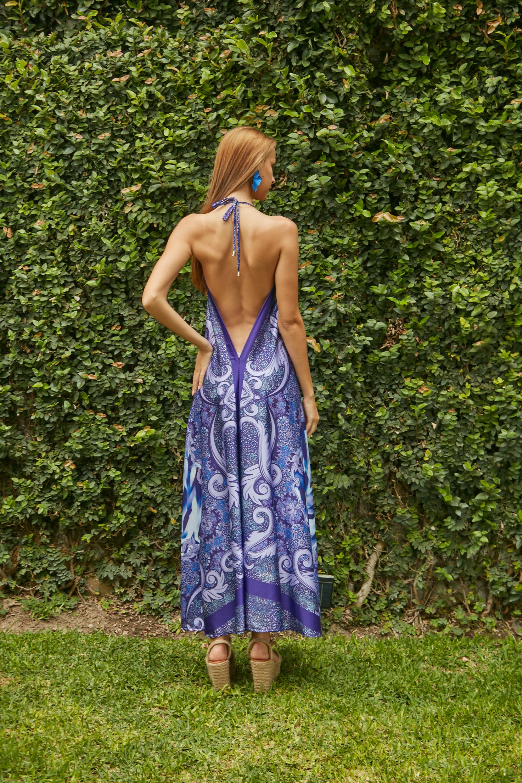 Vestido Art Nouveau Morado
