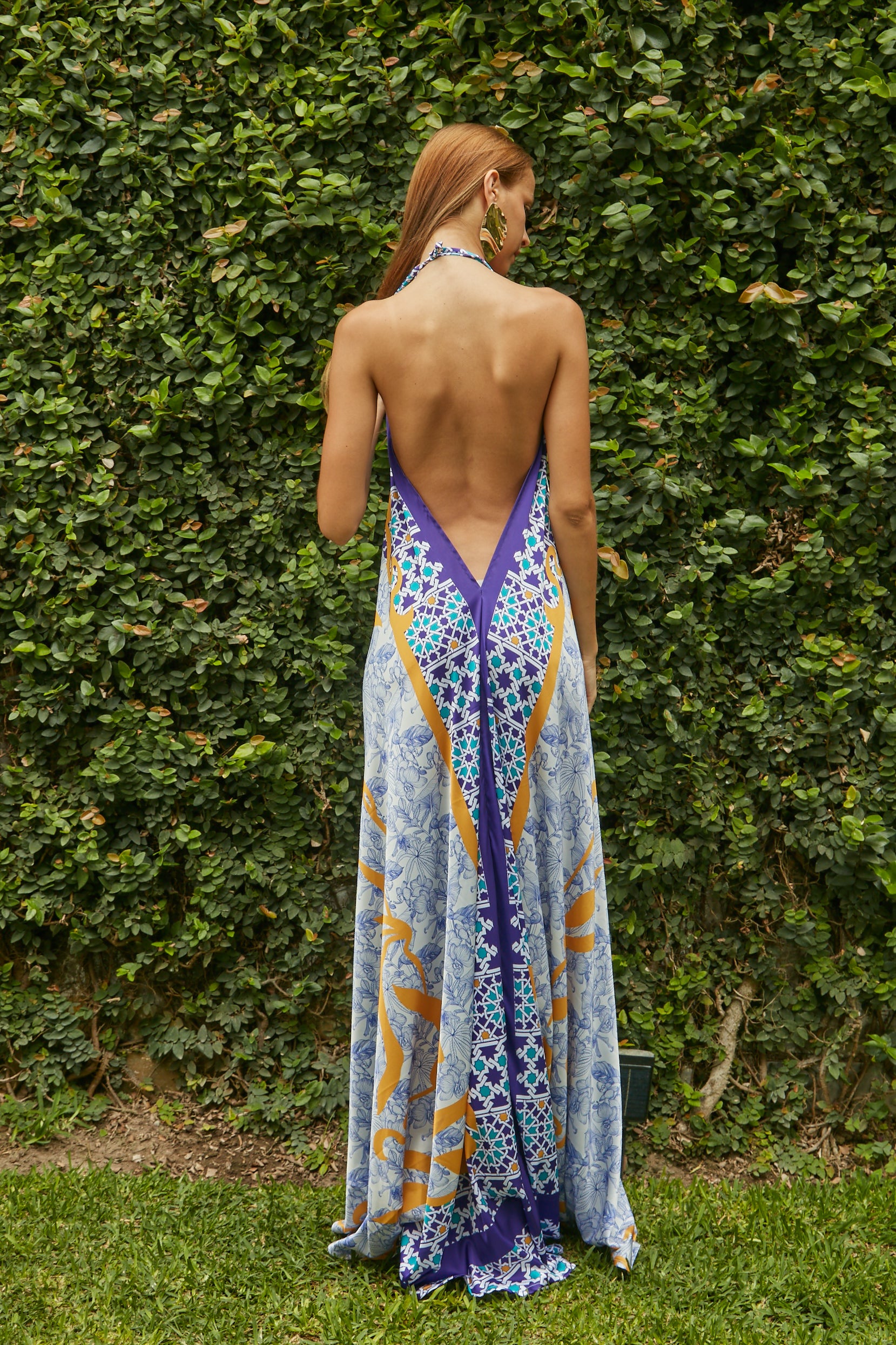 Vestido Art Nouveau Morado