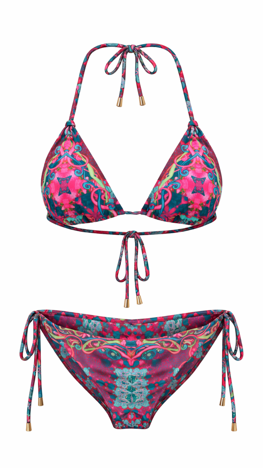 Bikini Art Nouveau Fucsia
