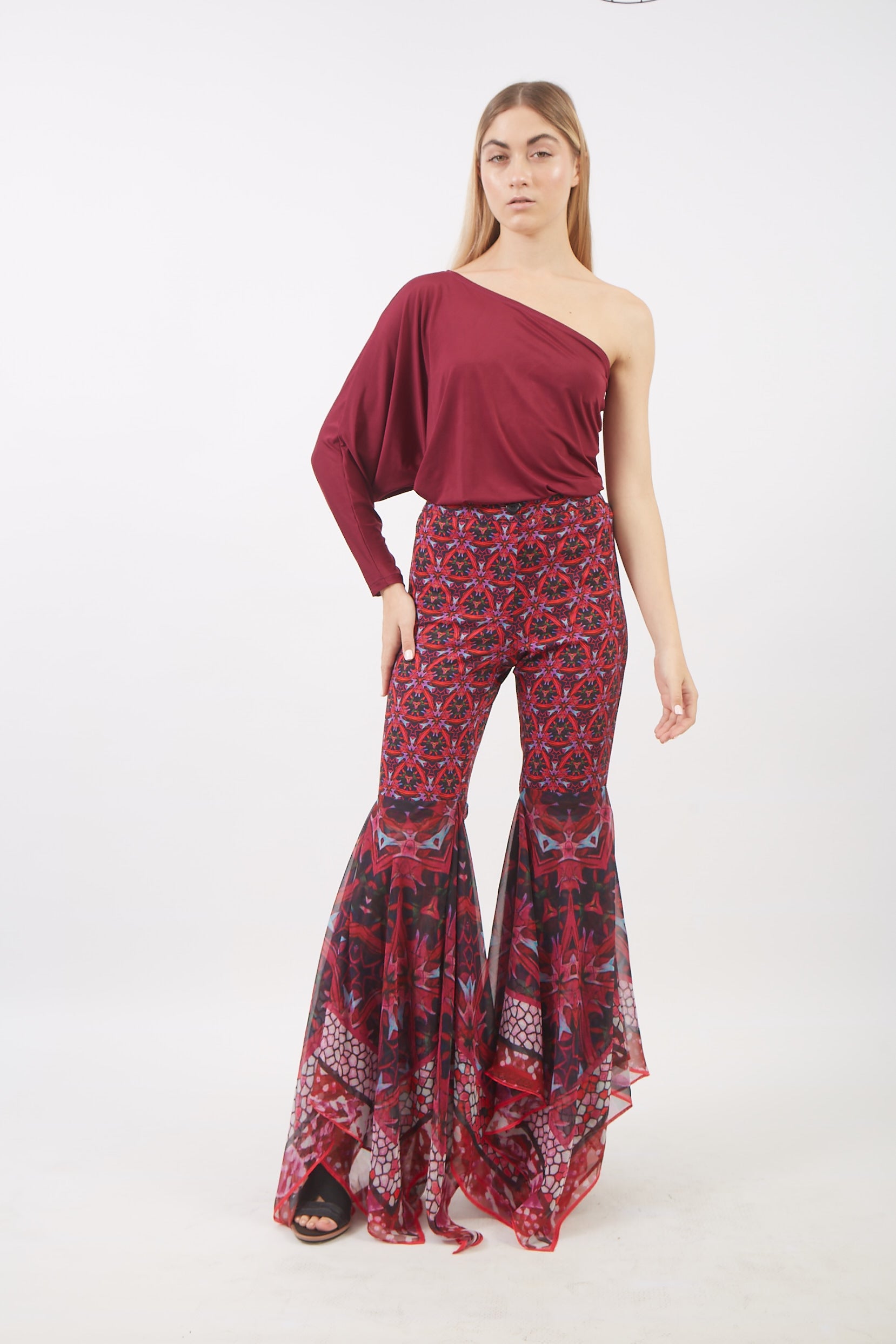 STRAWBERRY ASYMMETRICAL TOP