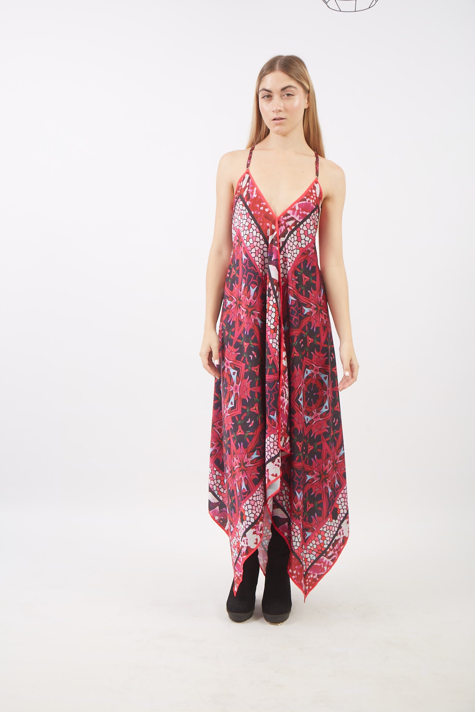 TRI KROTO LONG LAYER DRESS