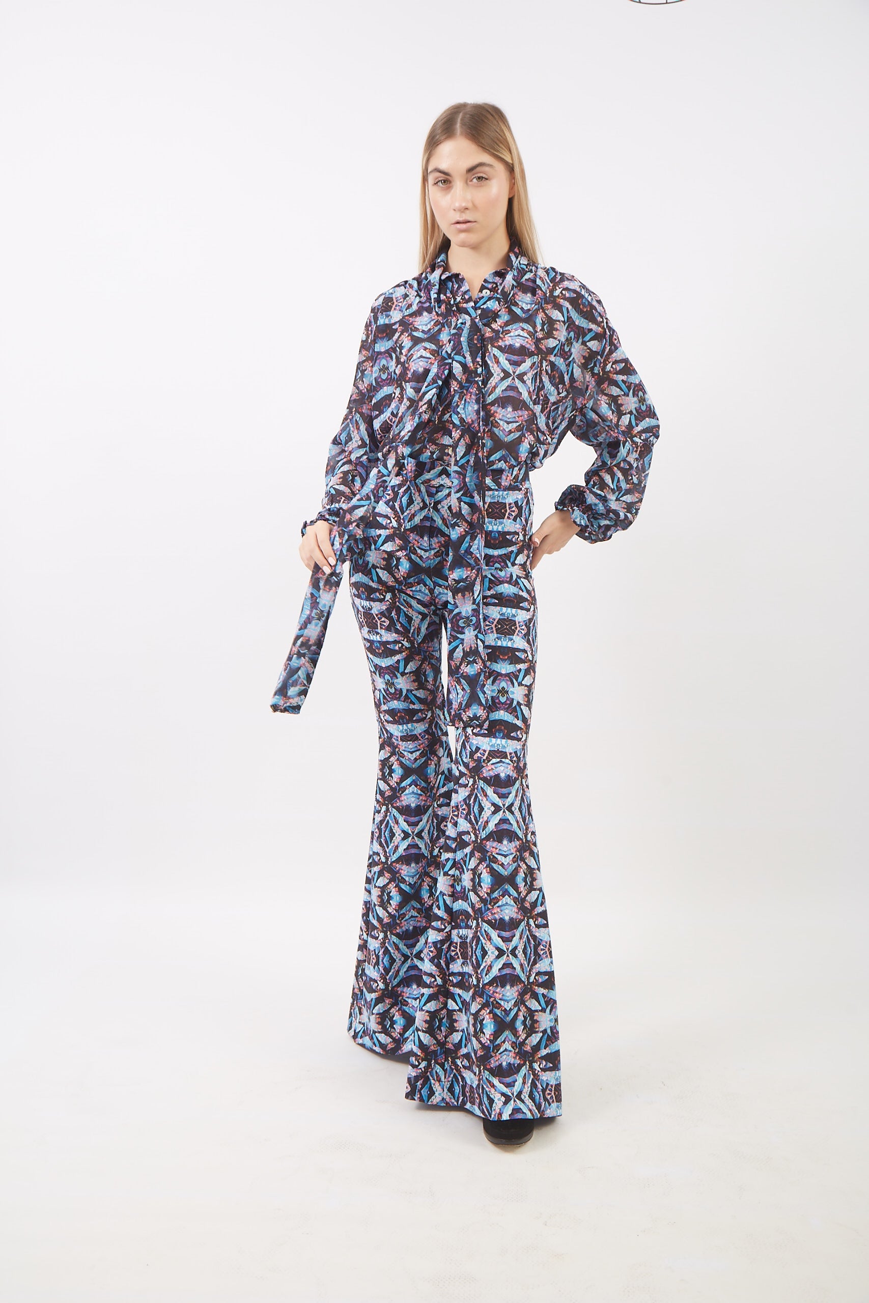 SKY KROTO LAYERED BELL PANT