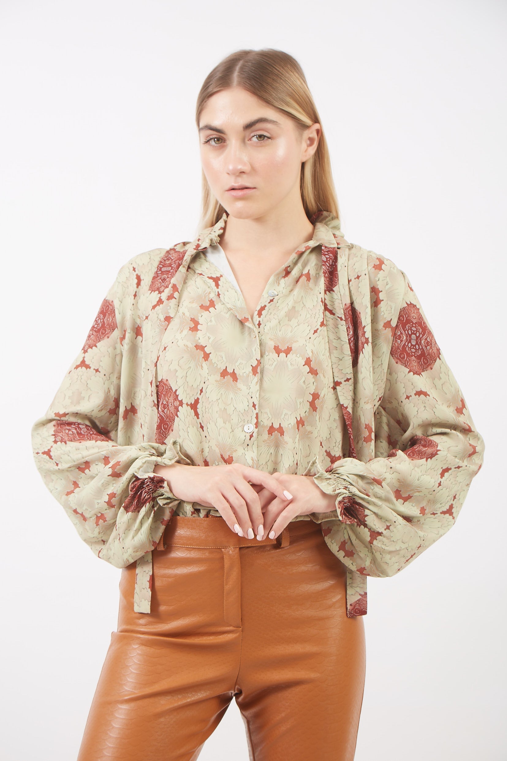 PEONY CHIFFON BLOUSE