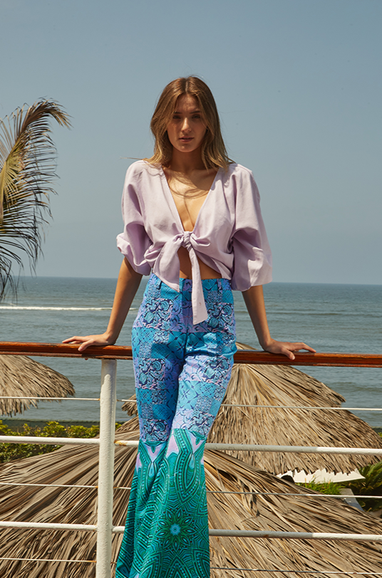 MANDALA LILAC BLOUSE